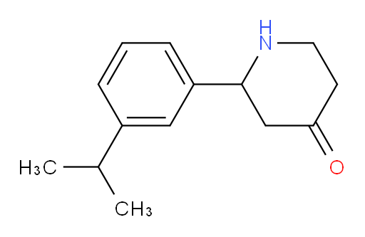 2-(3-isopropylphenyl)piperidin-4-one