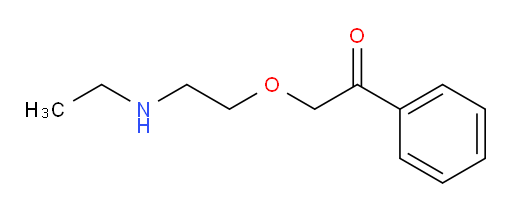2-(2-(ethylamino)ethoxy)-1-phenylethanone