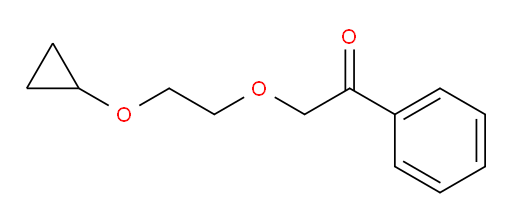 2-(2-cyclopropoxyethoxy)-1-phenylethanone
