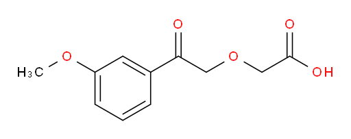 2-(2-(3-methoxyphenyl)-2-oxoethoxy)acetic acid