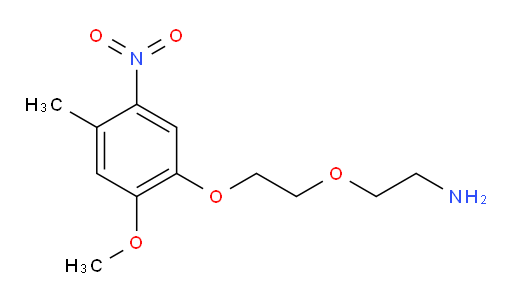 2-(2-(2-methoxy-4-methyl-5-nitrophenoxy)ethoxy)ethanamine