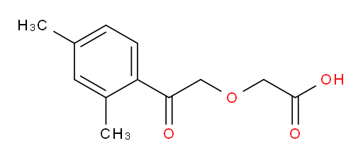2-(2-(2,4-dimethylphenyl)-2-oxoethoxy)acetic acid