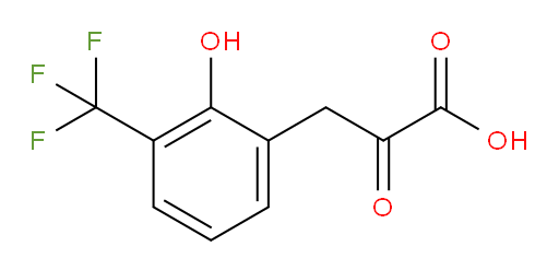 3-(2-hydroxy-3-(trifluoromethyl)phenyl)-2-oxopropanoic acid