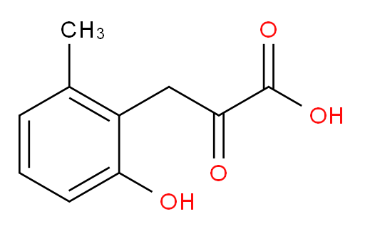3-(2-hydroxy-6-methylphenyl)-2-oxopropanoic acid
