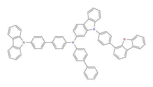 N-(4'-(9H-carbazol-9-yl)-[1,1'-biphenyl]-4-yl)-N-([1,1'-biphenyl]-4-yl)-9-(4-(dibenzo[b,d]furan-4-yl)phenyl)-9H-carbazol-2-amine