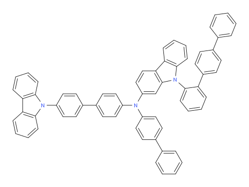 N-(4'-(9H-carbazol-9-yl)-[1,1'-biphenyl]-4-yl)-N-([1,1'-biphenyl]-4-yl)-9-([1,1':4',1''-terphenyl]-2-yl)-9H-carbazol-2-amine