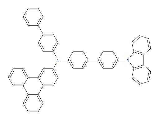 N-(4'-(9H-carbazol-9-yl)-[1,1'-biphenyl]-4-yl)-N-([1,1'-biphenyl]-4-yl)triphenylen-2-amine