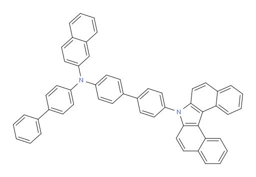 N-(4'-(7H-dibenzo[c,g]carbazol-7-yl)-[1,1'-biphenyl]-4-yl)-N-([1,1'-biphenyl]-4-yl)naphthalen-2-amine