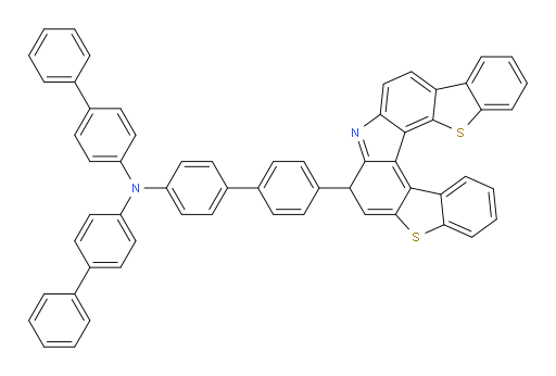 N,N-di([1,1'-biphenyl]-4-yl)-4'-(7H-benzo[4,5]thieno[2,3-c]benzo[4,5]thieno[2,3-g]carbazol-7-yl)-[1,1'-biphenyl]-4-amine