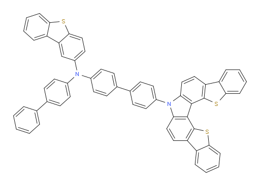 N-(4'-(7H-benzo[4,5]thieno[3,2-c]benzo[4,5]thieno[2,3-g]carbazol-7-yl)-[1,1'-biphenyl]-4-yl)-N-([1,1'-biphenyl]-4-yl)dibenzo[b,d]thiophen-2-amine