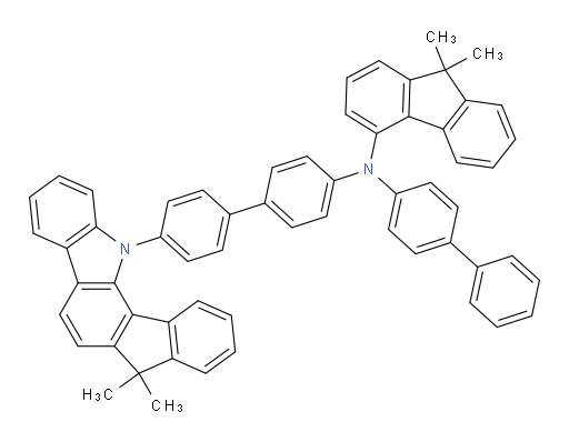 N-([1,1'-biphenyl]-4-yl)-N-(4'-(7,7-dimethylindeno[1,2-a]carbazol-12(7H)-yl)-[1,1'-biphenyl]-4-yl)-9,9-dimethyl-9H-fluoren-4-amine