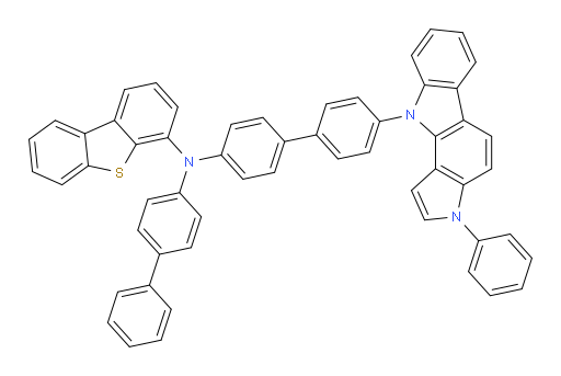 N-([1,1'-biphenyl]-4-yl)-N-(4'-(3-phenylpyrrolo[3,2-a]carbazol-10(3H)-yl)-[1,1'-biphenyl]-4-yl)dibenzo[b,d]thiophen-4-amine