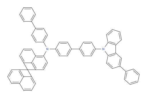 N-([1,1'-biphenyl]-4-yl)-N-(4'-(3-phenyl-9H-carbazol-9-yl)-[1,1'-biphenyl]-4-yl)-1,1'-spirobi[cyclobuta[de]naphthalen]-4-amine