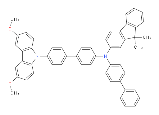 N-([1,1'-biphenyl]-4-yl)-N-(4'-(3,6-dimethoxy-9H-carbazol-9-yl)-[1,1'-biphenyl]-4-yl)-9,9-dimethyl-9H-fluoren-2-amine