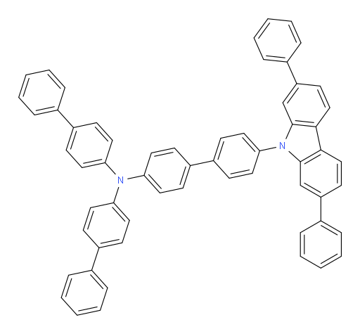 N,N-di([1,1'-biphenyl]-4-yl)-4'-(2,7-diphenyl-9H-carbazol-9-yl)-[1,1'-biphenyl]-4-amine