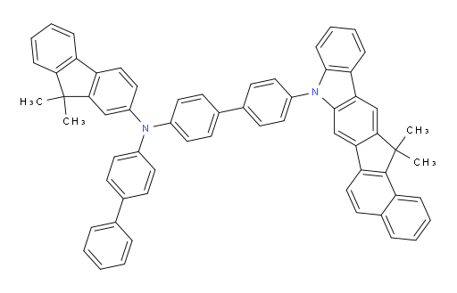 N-([1,1'-biphenyl]-4-yl)-N-(4'-(14,14-dimethylbenzo[4,5]indeno[1,2-b]carbazol-8(14H)-yl)-[1,1'-biphenyl]-4-yl)-9,9-dimethyl-9H-fluoren-2-amine