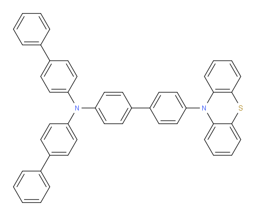 N,N-di([1,1'-biphenyl]-4-yl)-4'-(10H-phenothiazin-10-yl)-[1,1'-biphenyl]-4-amine