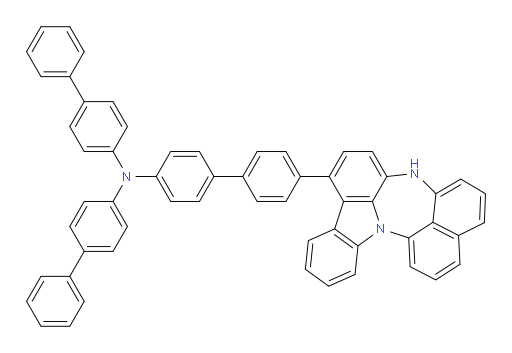 N,N-di([1,1'-biphenyl]-4-yl)-4'-(4H-naphtho[1',8':5,6,7][1,4]diazepino[3,2,1-jk]carbazol-7-yl)-[1,1'-biphenyl]-4-amine