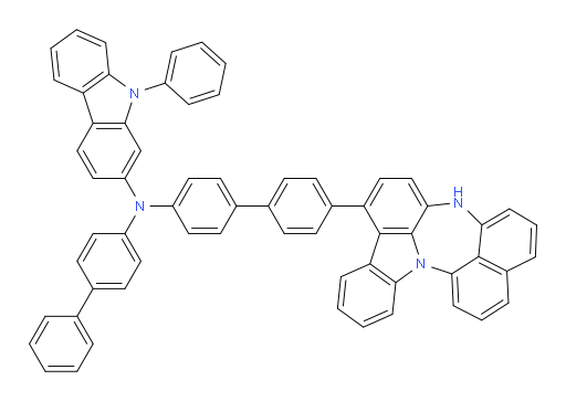 N-(4'-(4H-naphtho[1',8':5,6,7][1,4]diazepino[3,2,1-jk]carbazol-7-yl)-[1,1'-biphenyl]-4-yl)-N-([1,1'-biphenyl]-4-yl)-9-phenyl-9H-carbazol-2-amine