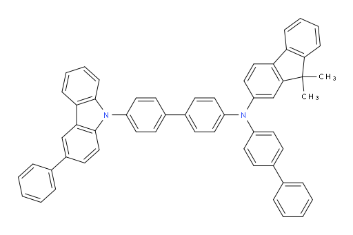 N-([1,1'-biphenyl]-4-yl)-9,9-dimethyl-N-(4'-(3-phenyl-9H-carbazol-9-yl)-[1,1'-biphenyl]-4-yl)-9H-fluoren-2-amine