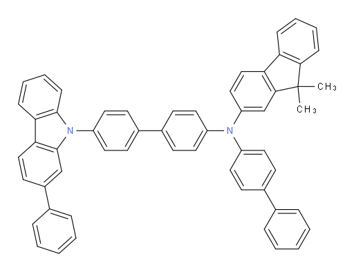 N-([1,1'-biphenyl]-4-yl)-9,9-dimethyl-N-(4'-(2-phenyl-9H-carbazol-9-yl)-[1,1'-biphenyl]-4-yl)-9H-fluoren-2-amine