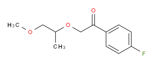 1-(4-fluorophenyl)-2-((1-methoxypropan-2-yl)oxy)ethanone