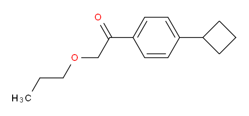 1-(4-cyclobutylphenyl)-2-propoxyethanone