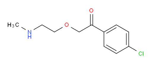 1-(4-chlorophenyl)-2-(2-(methylamino)ethoxy)ethanone