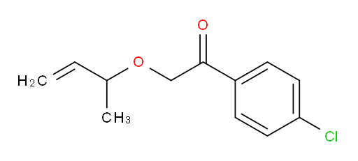 2-(but-3-en-2-yloxy)-1-(4-chlorophenyl)ethanone