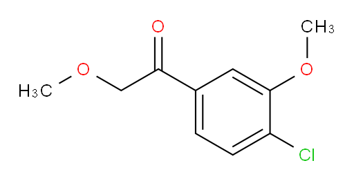 1-(4-chloro-3-methoxyphenyl)-2-methoxyethanone