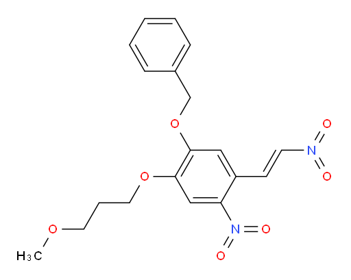 (E)-1-(benzyloxy)-2-(3-methoxypropoxy)-4-nitro-5-(2-nitrovinyl)benzene