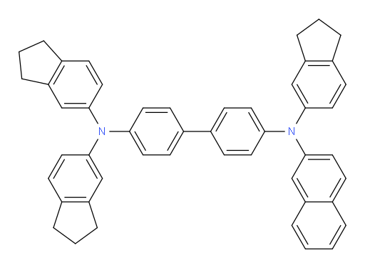 N4,N4,N4'-tris(2,3-dihydro-1H-inden-5-yl)-N4'-(naphthalen-2-yl)-[1,1'-biphenyl]-4,4'-diamine