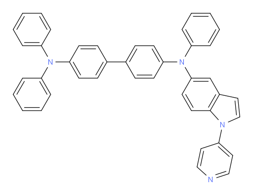 N4,N4,N4'-triphenyl-N4'-(1-(pyridin-4-yl)-1H-indol-5-yl)-[1,1'-biphenyl]-4,4'-diamine