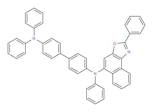 N4,N4,N4'-triphenyl-N4'-(2-phenylnaphtho[1,2-d]oxazol-5-yl)-[1,1'-biphenyl]-4,4'-diamine
