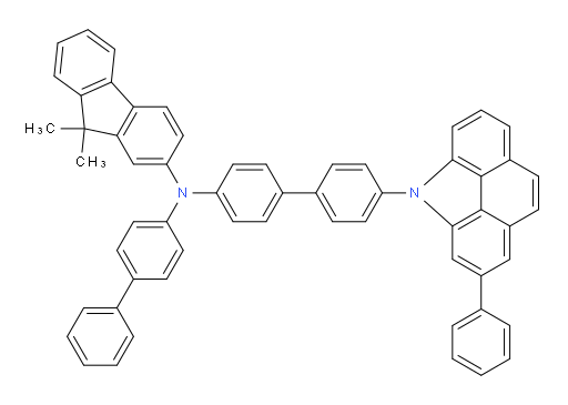 N-([1,1'-biphenyl]-4-yl)-9,9-dimethyl-N-(4'-(2-phenyl-4H-benzo[def]carbazol-4-yl)-[1,1'-biphenyl]-4-yl)-9H-fluoren-2-amine