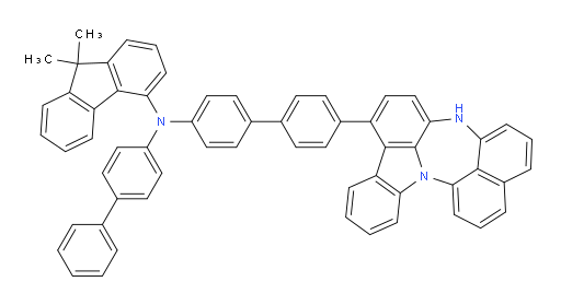 N-(4'-(4H-naphtho[1',8':5,6,7][1,4]diazepino[3,2,1-jk]carbazol-7-yl)-[1,1'-biphenyl]-4-yl)-N-([1,1'-biphenyl]-4-yl)-9,9-dimethyl-9H-fluoren-4-amine