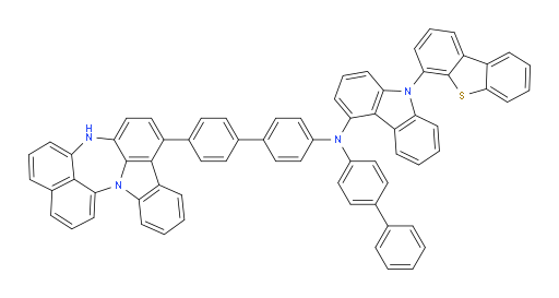 N-(4'-(4H-naphtho[1',8':5,6,7][1,4]diazepino[3,2,1-jk]carbazol-7-yl)-[1,1'-biphenyl]-4-yl)-N-([1,1'-biphenyl]-4-yl)-9-(dibenzo[b,d]thiophen-4-yl)-9H-carbazol-4-amine