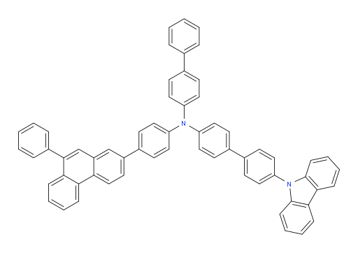 N-([1,1'-biphenyl]-4-yl)-4'-(9H-carbazol-9-yl)-N-(4-(9-phenylphenanthren-2-yl)phenyl)-[1,1'-biphenyl]-4-amine