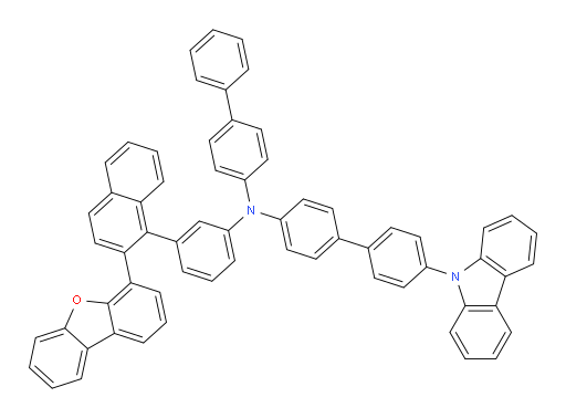 N-([1,1'-biphenyl]-4-yl)-4'-(9H-carbazol-9-yl)-N-(3-(2-(dibenzo[b,d]furan-4-yl)naphthalen-1-yl)phenyl)-[1,1'-biphenyl]-4-amine