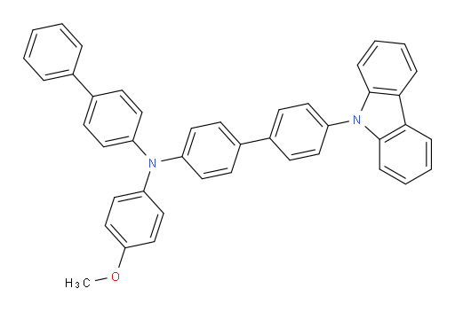 N-([1,1'-biphenyl]-4-yl)-4'-(9H-carbazol-9-yl)-N-(4-methoxyphenyl)-[1,1'-biphenyl]-4-amine