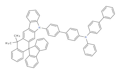 N-([1,1'-biphenyl]-4-yl)-4'-(12',12'-dimethylspiro[fluorene-9,7'-naphtho[2,3-b]carbazol]-5'(12'H)-yl)-N-phenyl-[1,1'-biphenyl]-4-amine