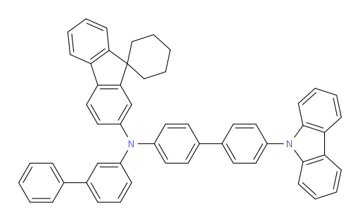 N-(4'-(9H-carbazol-9-yl)-[1,1'-biphenyl]-4-yl)-N-([1,1'-biphenyl]-3-yl)spiro[cyclohexane-1,9'-fluoren]-2'-amine