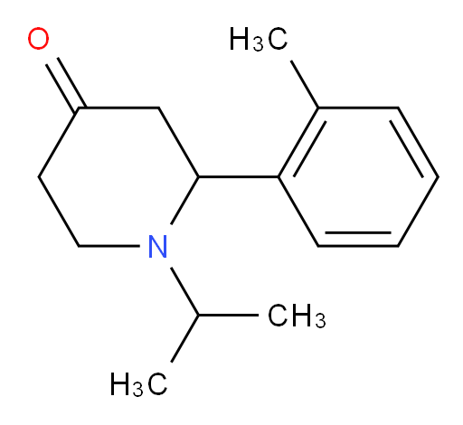 1-isopropyl-2-(o-tolyl)piperidin-4-one