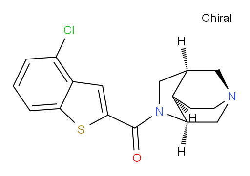 (4-chlorobenzo[b]thiophen-2-yl)((3R,3aR,6S,7aS)-hexahydro-3,6-methanopyrrolo[2,3-c]pyridin-1(2H)-yl)methanone