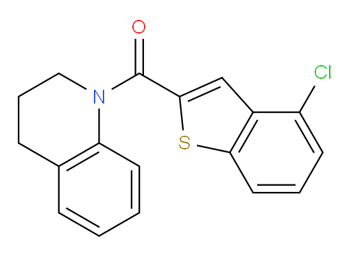 (4-chlorobenzo[b]thiophen-2-yl)(3,4-dihydroquinolin-1(2H)-yl)methanone