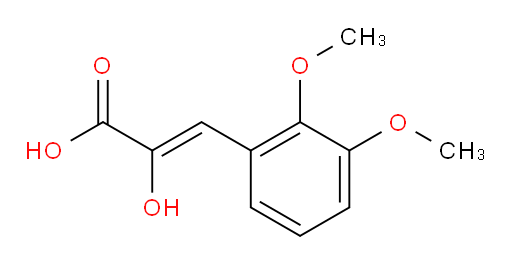 (Z)-3-(2,3-dimethoxyphenyl)-2-hydroxyacrylic acid