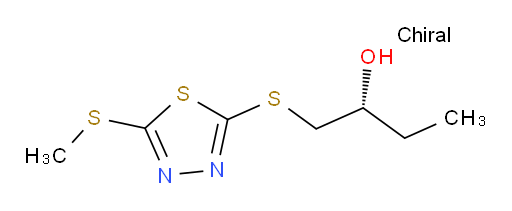 (R)-1-((5-(methylthio)-1,3,4-thiadiazol-2-yl)thio)butan-2-ol