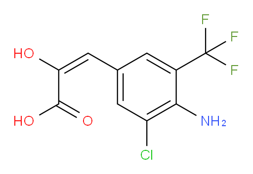 (E)-3-(4-amino-3-chloro-5-(trifluoromethyl)phenyl)-2-hydroxyacrylic acid