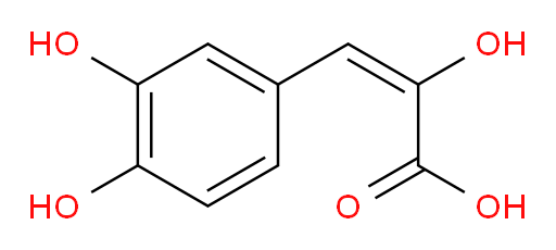 (E)-3-(3,4-dihydroxyphenyl)-2-hydroxyacrylic acid