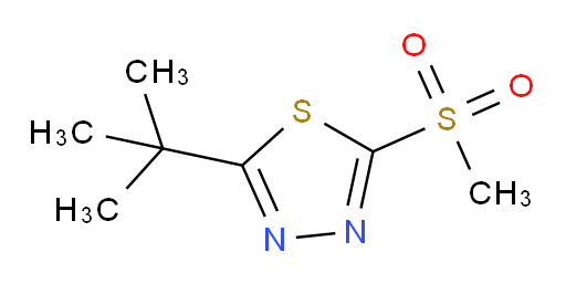 2-(tert-butyl)-5-(methylsulfonyl)-1,3,4-thiadiazole